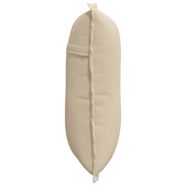 Възглавница за гръб Крем 50 x 45 см Микрофибърна тъкан