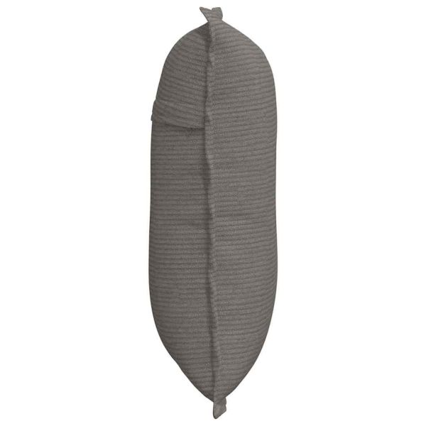 Възглавница за гръб Светлосиво 50 x 45 см Кордюрова тъкан