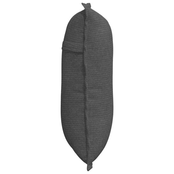 Възглавница за гръб Тъмен сив 50 x 45 см Кордюрова тъкан