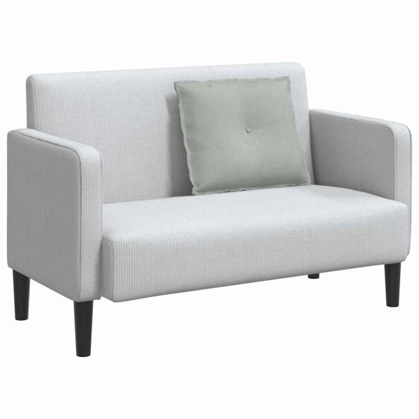 Възглавница за гръб Светлосиво 60 x 50 cm Кордюрова тъкан