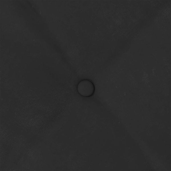 Възглавница за гръб Черно 80 x 50 cm Микрофибърна тъкан