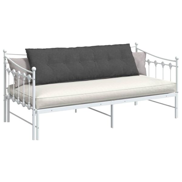 Възглавница за гръб Тъмен сив 160 x 50 cm Кордюрова тъкан