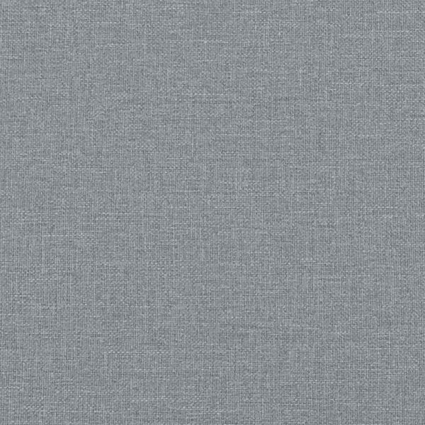 Възглавница за гръб Светлосиво 180 x 19 x 50 см текстил