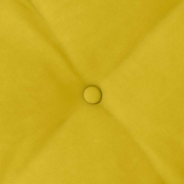 Възглавница за гръб Жълто 180 x 50 см Кордюрова тъкан