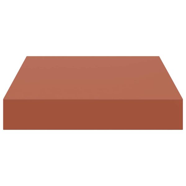 Стенен рафт Червено 23 x 23,5 x 4 см Инженерно дърво