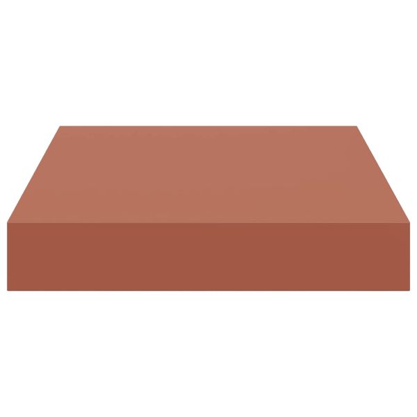 Стенен рафт 2 pcs Червено 23 x 23,5 x 4 см Инженерно дърво