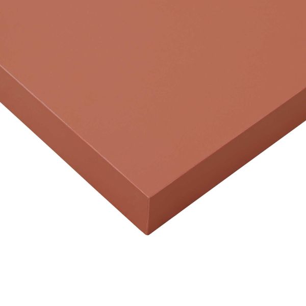 Стенен рафт 4 pcs Червено 80 x 23,5 x 4 см Инженерно дърво