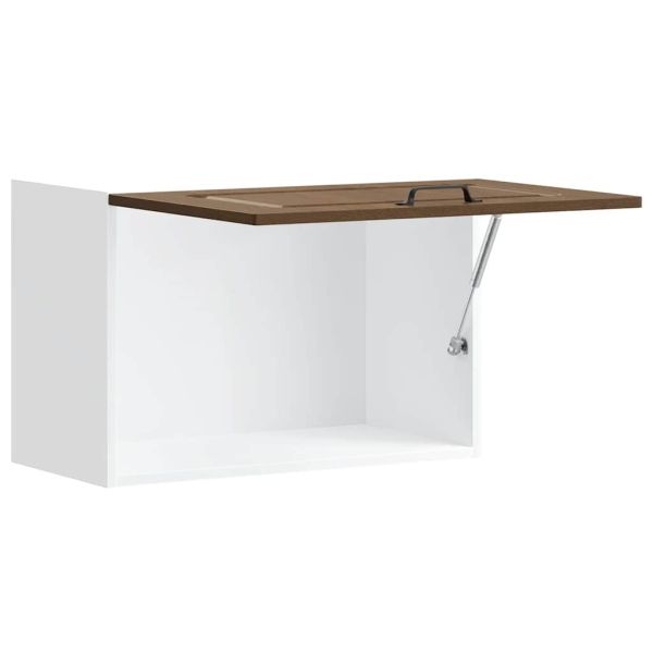 Кухненски стенен шкаф, Kalmar, кафяв дъб, инженерно дърво