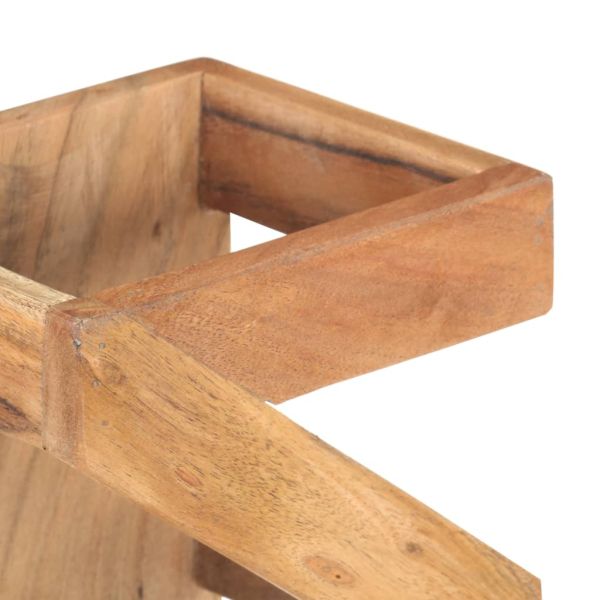 Стойка за вино за 5 бутилки, акация масив