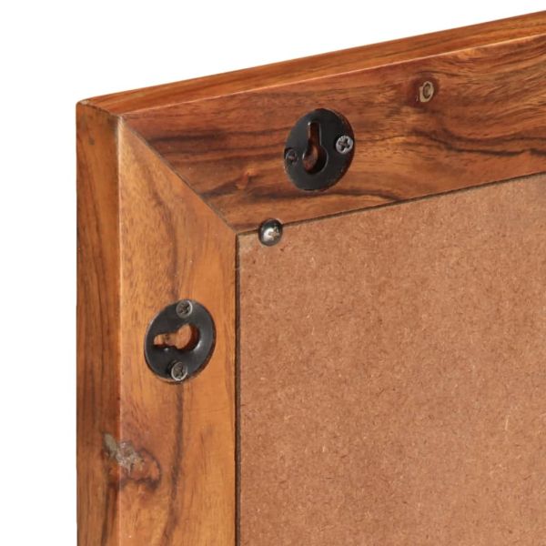 Комплект мебели за баня, 2 части, масивна акациева дървесина