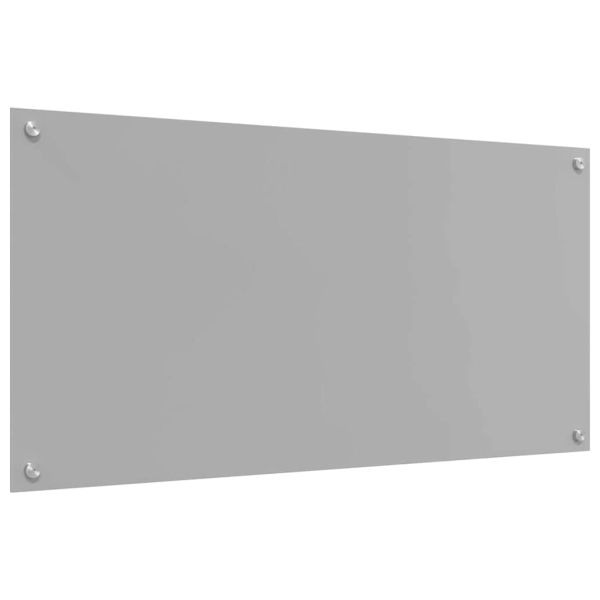 Кухненски заден панел 2 pcs Светлосиво 100 x 50 cm