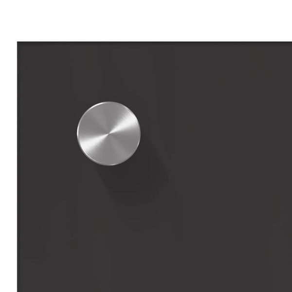 Кухненски заден панел 2 pcs Тъмен сив 80 x 60 cm