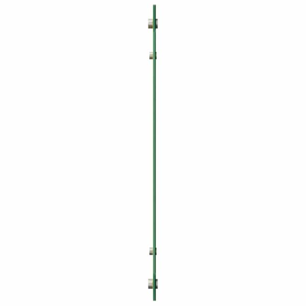 Кухненски заден панел 2 pcs Жълто 70 x 60 cm закалено стъкло