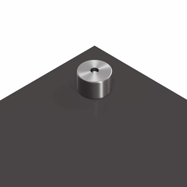 Кухненски заден панел 2 pcs Тъмен сив 120 x 60 cm