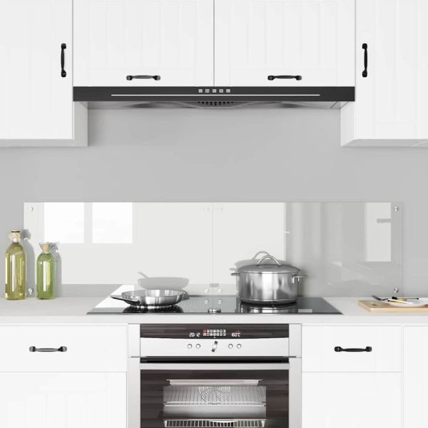 Кухненски заден панел 2 pcs Прозрачен 80 x 40 cm