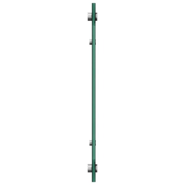 Кухненски заден панел 2 pcs Черно 90 x 40 cm закалено стъкло