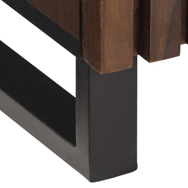 Бюфет, кафяв, 60x34x75 см, мангово дърво масив