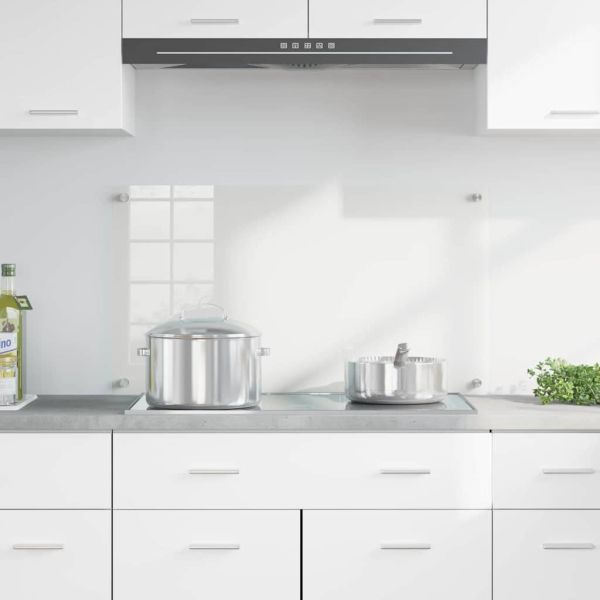 Кухненски заден панел Прозрачен 90 x 50 cm закалено стъкло