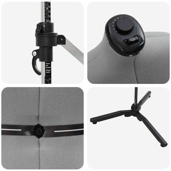 Регулируем формат за рокля женски Сив m Кадифе