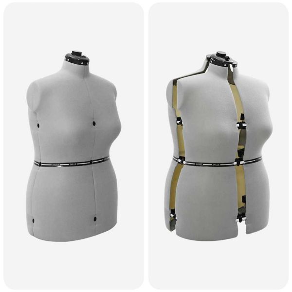 Регулируем формат за рокля женски Сив l Кадифе