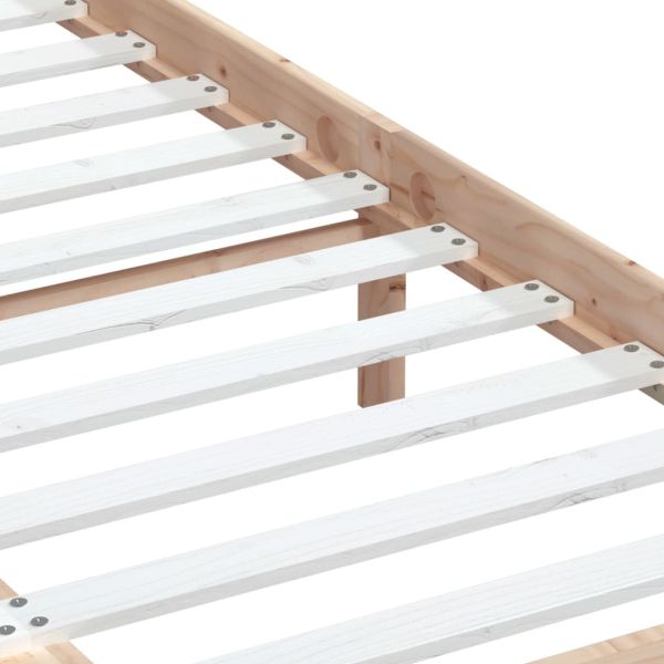 Рамка за легло, бор масив, 140х200 см