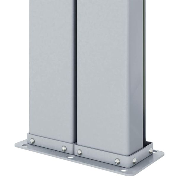 Прибираща се странична тента, антрацит, 180х600 см