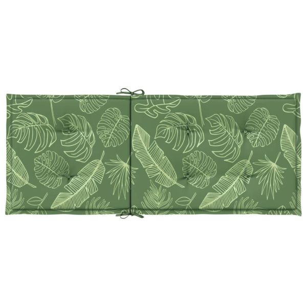 Възглавници за столове с висока облегалка 6 бр на листа текстил