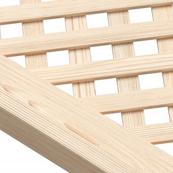 Врати за шкафове с решетен дизайн 2 бр 49,5x99 см бор масив