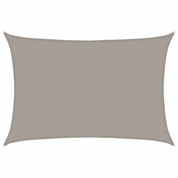 Платно-сенник, 160 г/м², правоъгълно, светлосиво, 5x7 м, HDPE