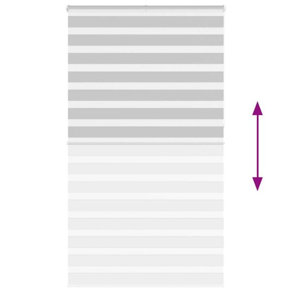 Зеброва щора 125x230 см Ширина на плата 120,9 см Полиестер
