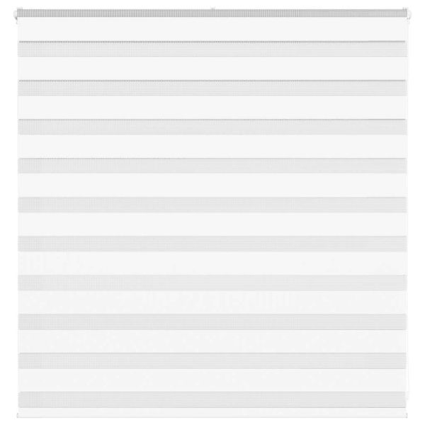 Зеброва щора бял 145x100 см Ширина на плата 140,9 см полиестер