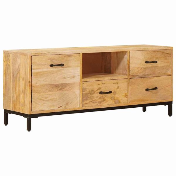 Телевизорни стойки с чекмедже Кафяво 110 x 30 x 46 см