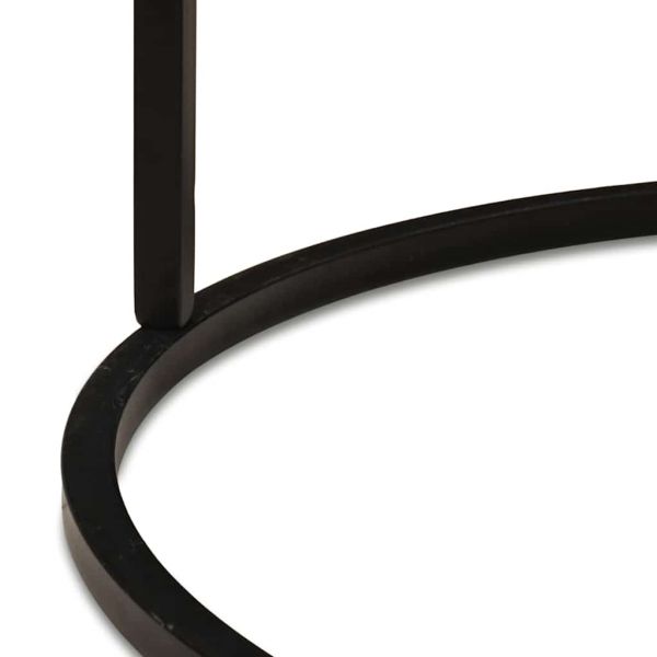 Nesting маси за кафе 2 pcs Масивно мангово дърво и стомана