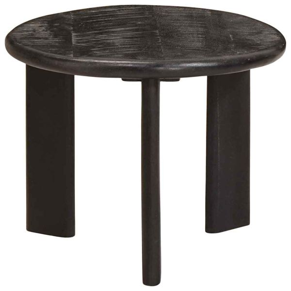 Nesting маси за кафе 2 pcs Бяло Солидно мангово дърво