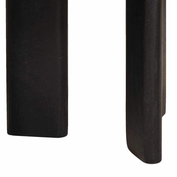 Nesting маси за кафе 3 pcs Бяло Солидно мангово дърво