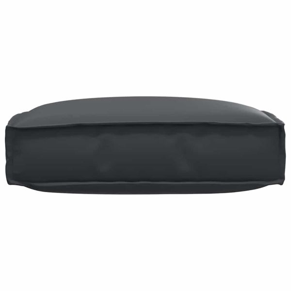 Възглавница за палетна седалка Черно 60 x 60 x 12 cm