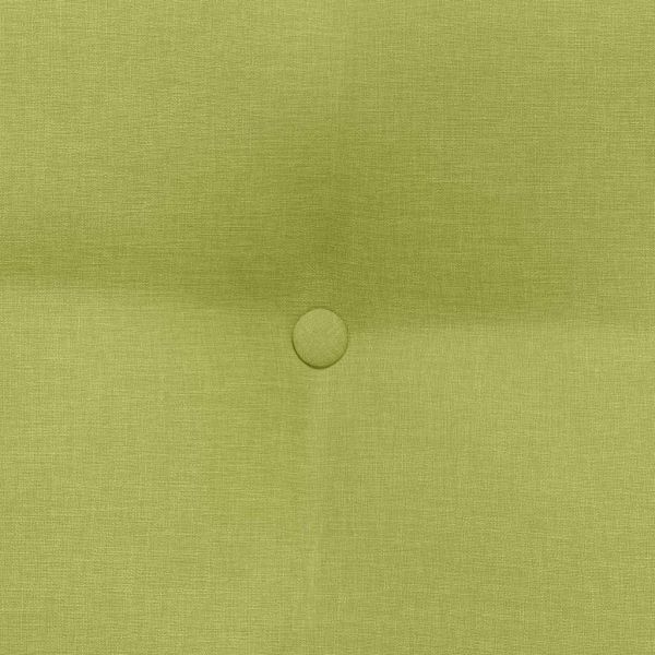 Възглавница за гръб Светло зелено 60 x 24 x 50 см текстил