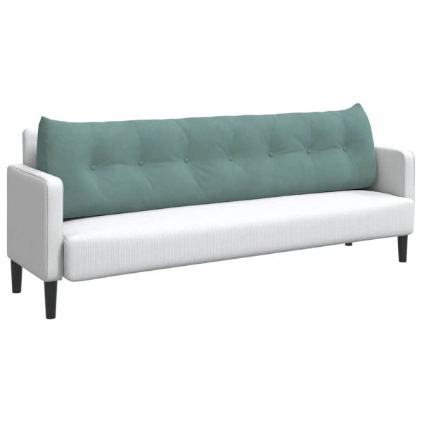 Възглавница за гръб Морско зелено 200 x 24 x 50 см Кадифе