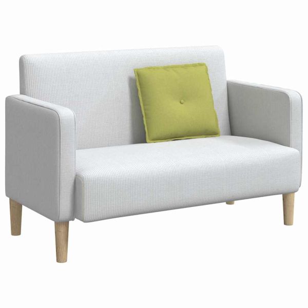 Възглавница за гръб Светло зелено 50 x 19 x 45 см текстил