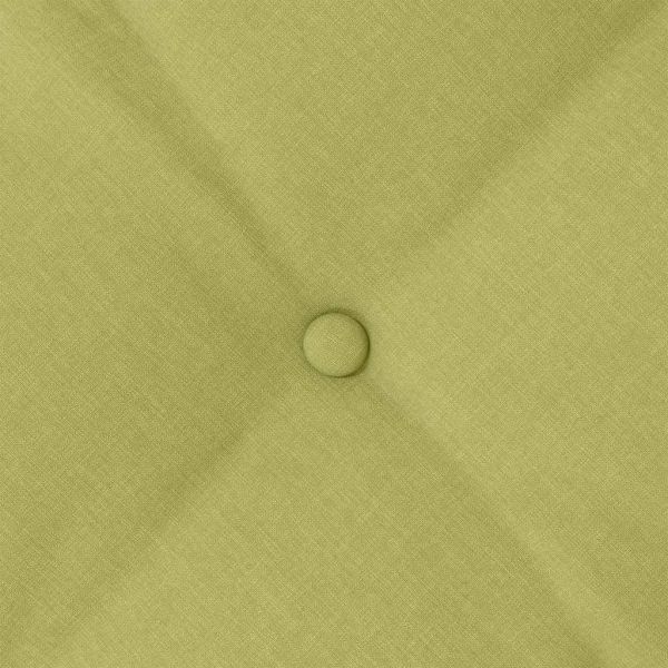 Възглавница за гръб Светло зелено 50 x 19 x 45 см текстил