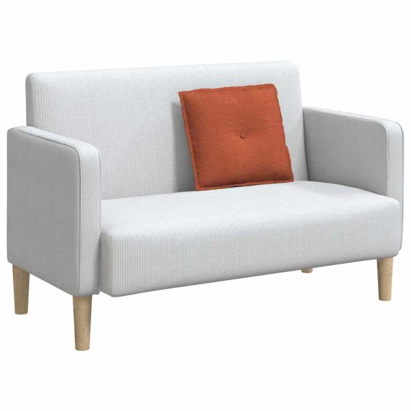 Възглавница за гръб Червено оранжево 50 x 45 см Кордюрова тъкан