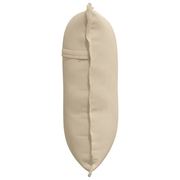 Възглавница за гръб Крем 60 x 50 cm Микрофибърна тъкан