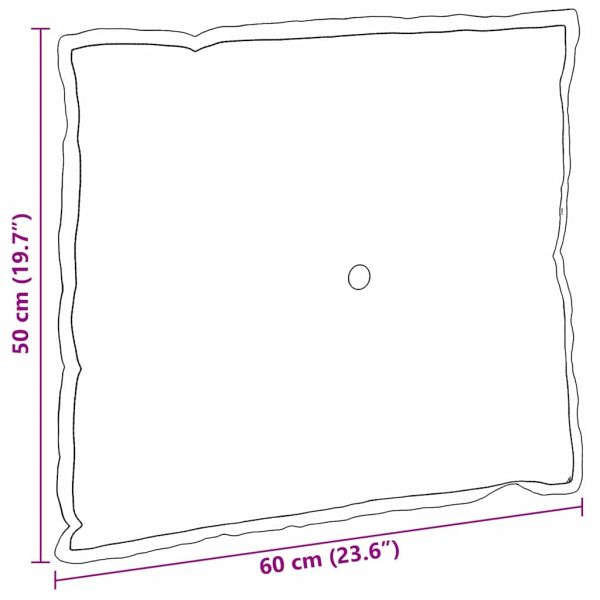 Възглавница за гръб Крем 60 x 50 cm Микрофибърна тъкан