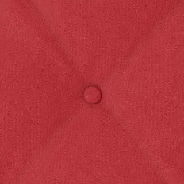 Възглавница за гръб Червено 160 x 19 x 50 см текстил