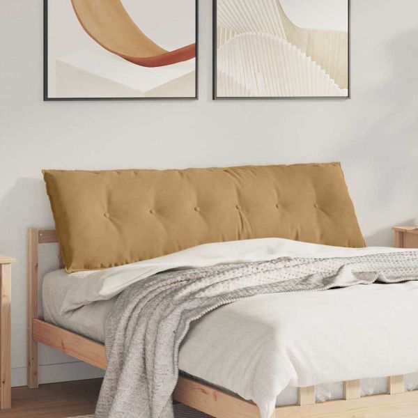 Възглавница за гръб Кафяво 160 x 50 cm Кордюрова тъкан