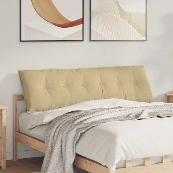 Възглавница за гръб Сивозелен 160 x 50 cm Кордюрова тъкан