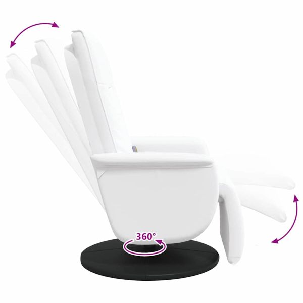 Стол с масаж Бяло 71 x 90 x 105 см Изкуствена