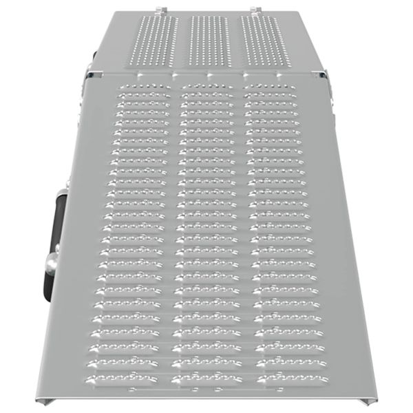 Рампа за натоварване 2 pcs Сребрист 166 x 22,5 x 4,5 см