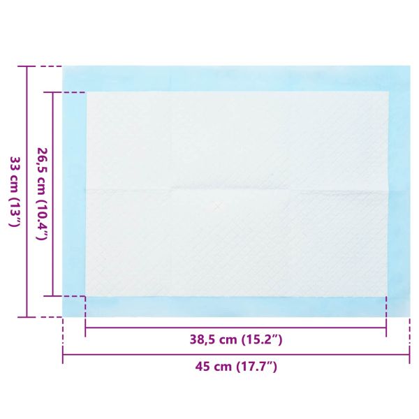 Подложка за тренировка на домашни любимци 50 pcs 45 x 33 cm