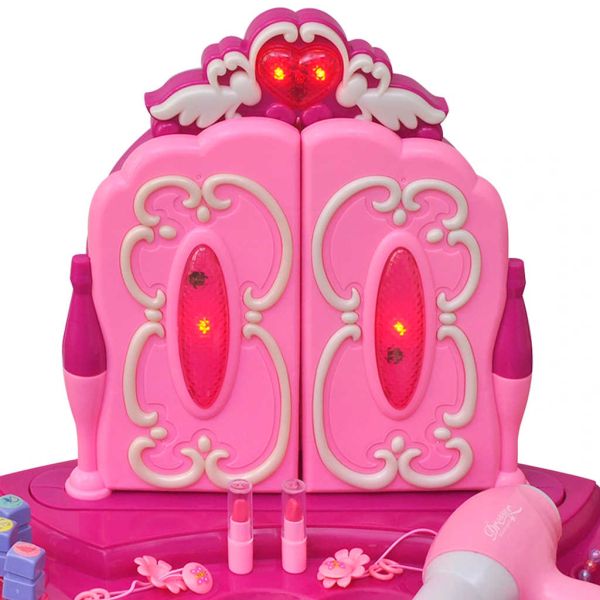 Детска тоалетка да игра с 3 огледала, светлини и звуци